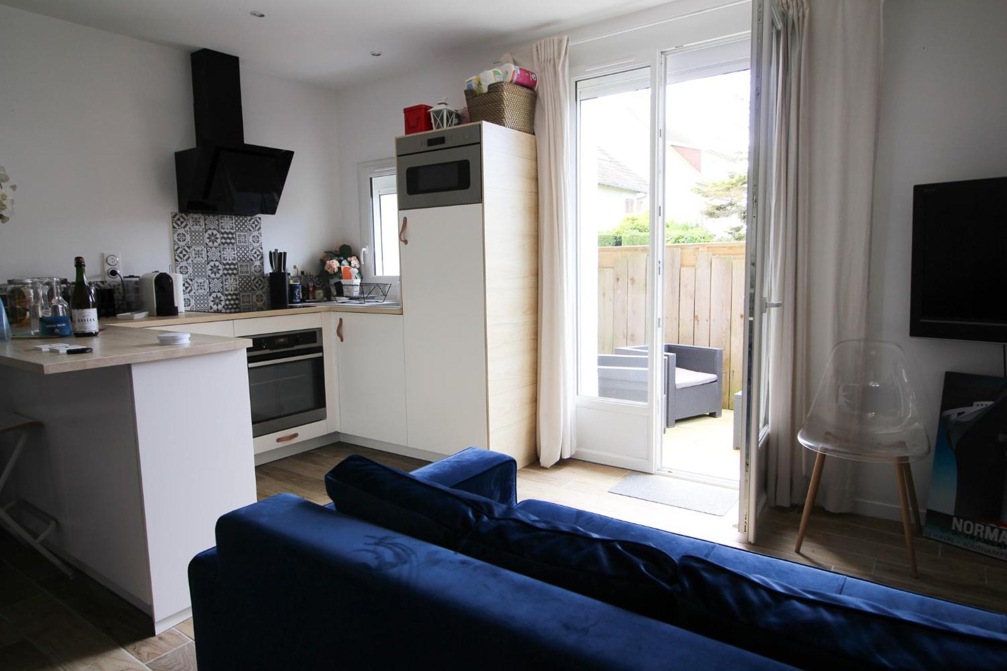Appartement Avec Terrasse Privee, Plage A Pied Saint-Aubin-Sur-Mer  Ngoại thất bức ảnh