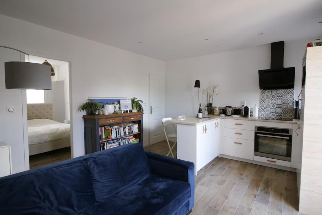 Appartement Avec Terrasse Privee, Plage A Pied Saint-Aubin-Sur-Mer  Ngoại thất bức ảnh