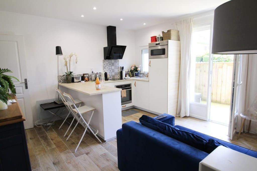 Appartement Avec Terrasse Privee, Plage A Pied Saint-Aubin-Sur-Mer  Ngoại thất bức ảnh
