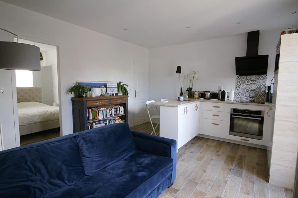 Appartement Avec Terrasse Privee, Plage A Pied Saint-Aubin-Sur-Mer  Ngoại thất bức ảnh
